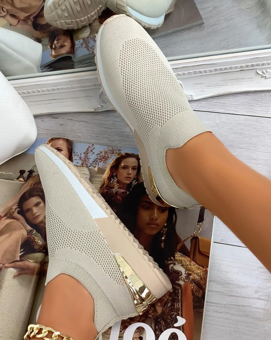 Kvinders Slip-On Sneakers Moderne Stil 1