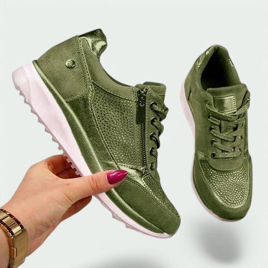 Kvinders Sneakers Komfortabel Velcro Design 0