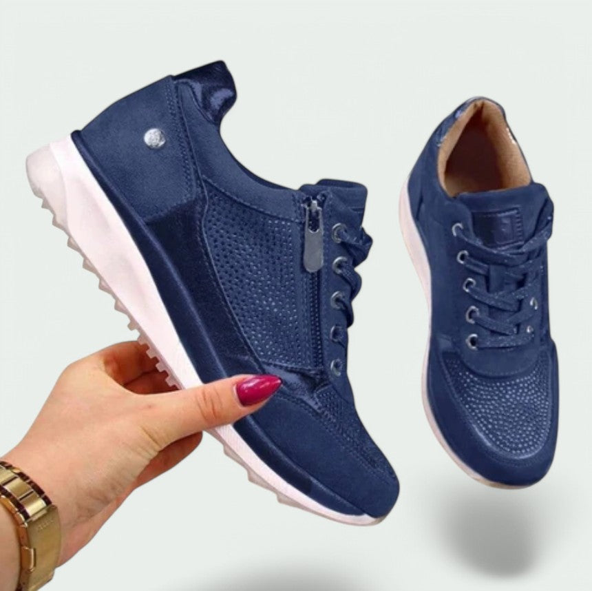 Kvinders Sneakers Komfortabel Velcro Design 3