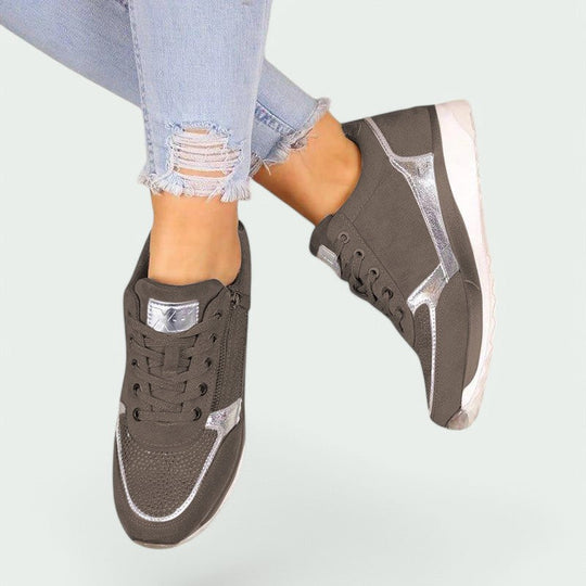 Kvinders Sneakers Komfortabel Velcro Design 4