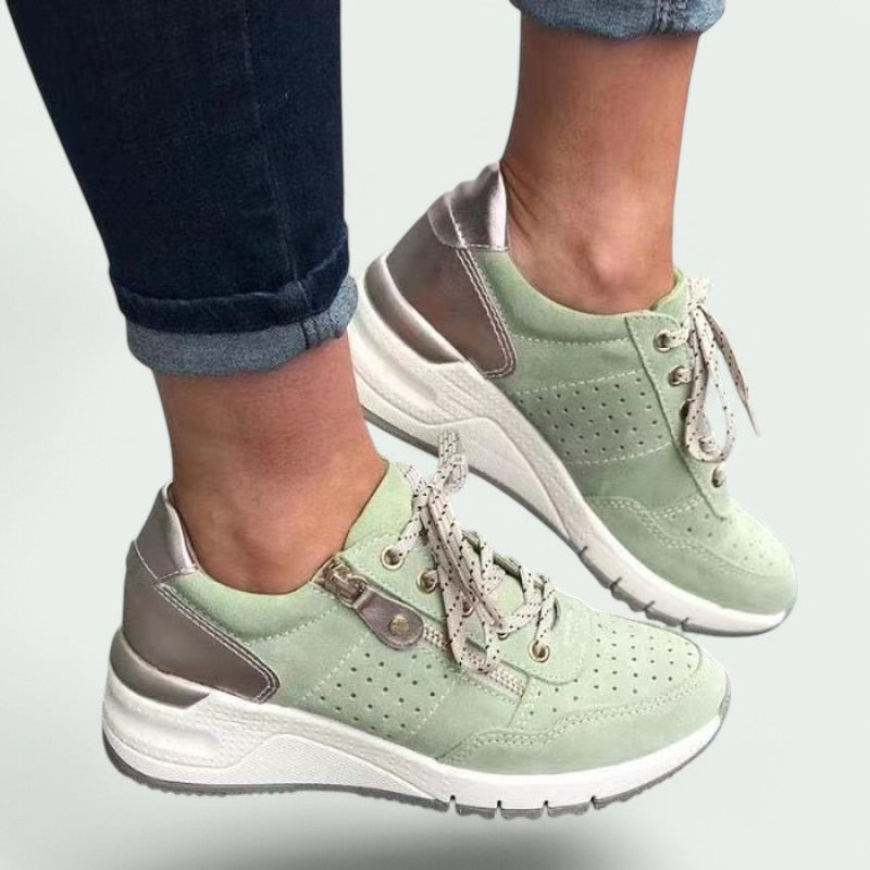 Kvinders Sneakers Komfortabelt Design Læder 1