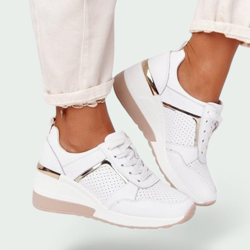 Kvinders Sneakers Moderne Åndbart Stof Gummi 3
