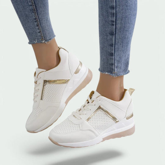 Kvinders Sneakers Moderne Åndbart Stof Gummi 5
