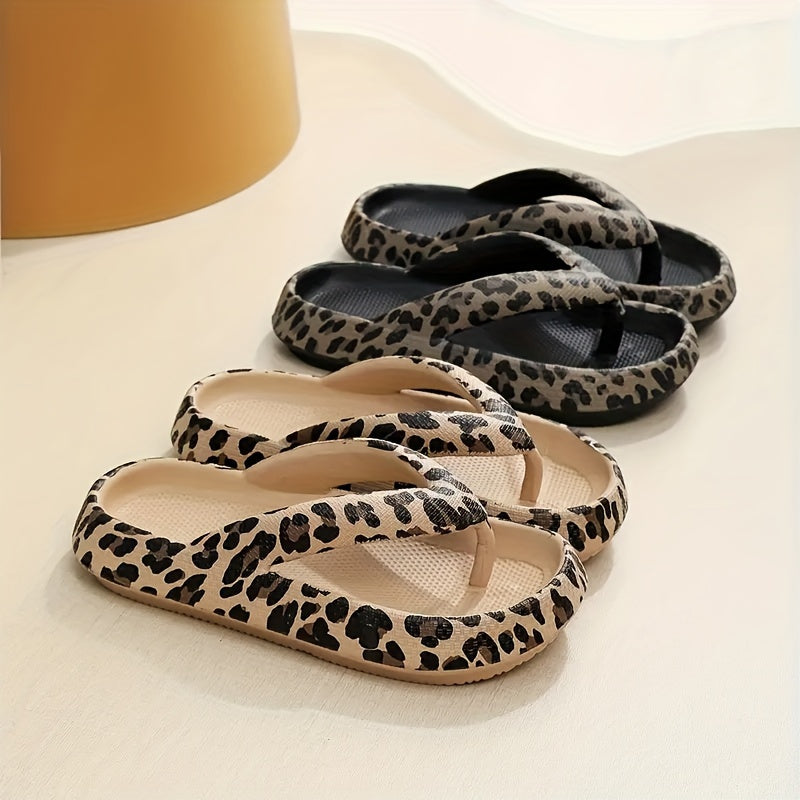 Kvinders Sommer Hjemmesko med Leopardprint 2