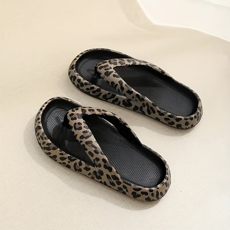 Kvinders Sommer Hjemmesko med Leopardprint 8