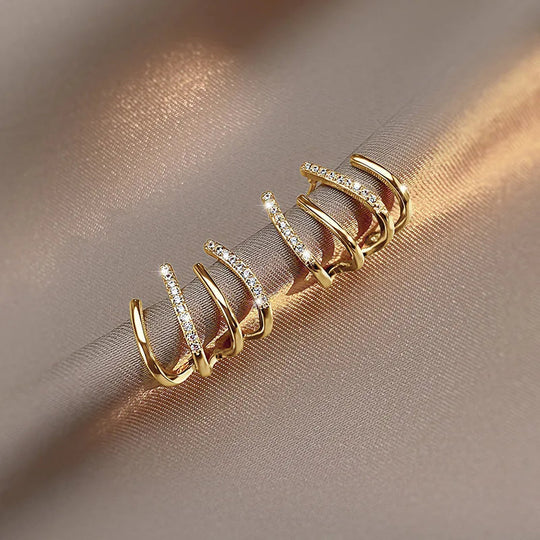 Kvinders Statement Øreringe Twist Design 5