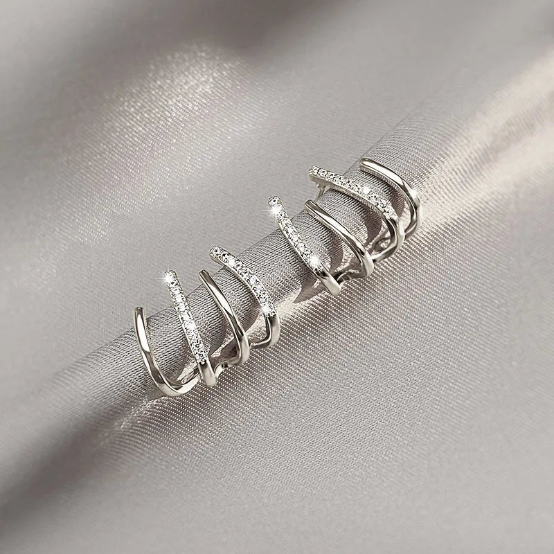 Kvinders Statement Øreringe Twist Design 8
