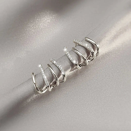 Kvinders Statement Øreringe Twist Design 8