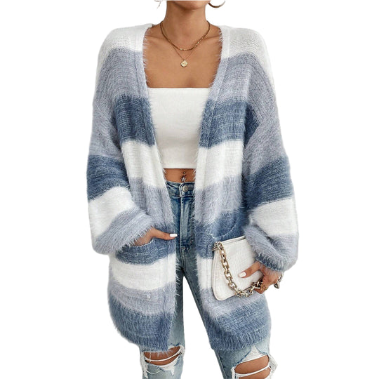 Kvinders Strikket Cardigan Oversized 0