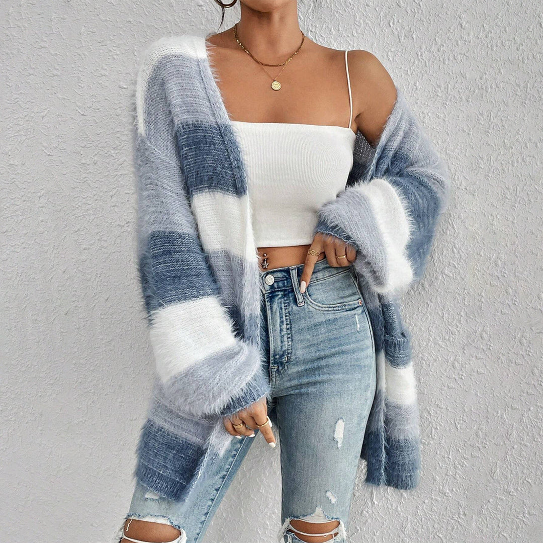 Kvinders Strikket Cardigan Oversized 1