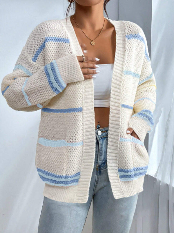Kvinders Strikket Cardigan Oversized Fit 2
