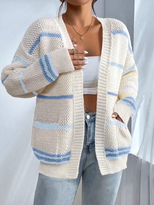 Kvinders Strikket Cardigan Oversized Fit 2