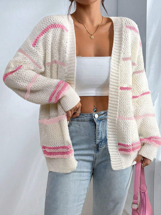 Kvinders Strikket Cardigan Oversized Fit 3