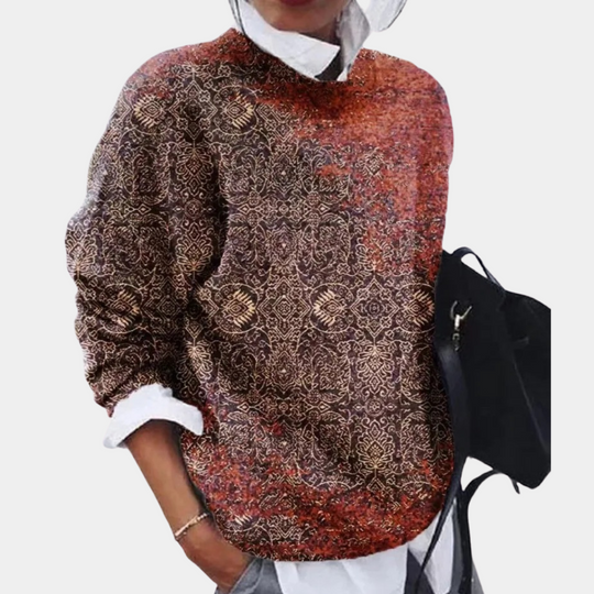 Kvinders Sweater Tidløst Design Komfortabel Pasform 2