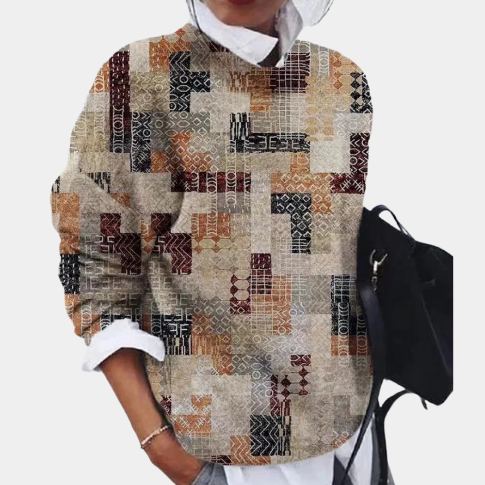 Kvinders Sweater Tidløst Design Komfortabel Pasform 3