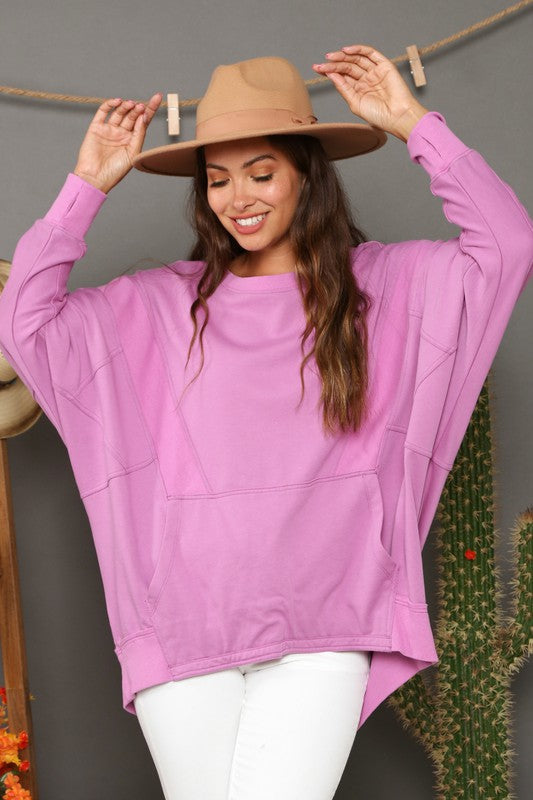 Kvinders Sweatshirt Kontrast French Terry 1