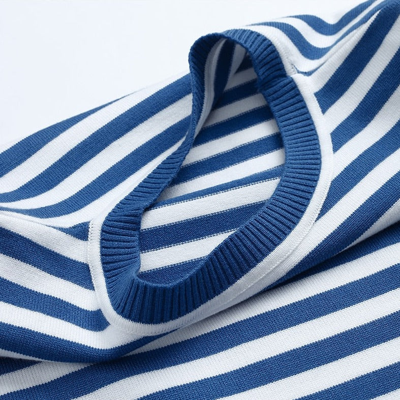 Kvinders T-shirt med Striber til Efteråret 4