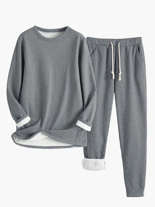 Kvinders Todelte Loungewear Sæt Afslappet Stil 2