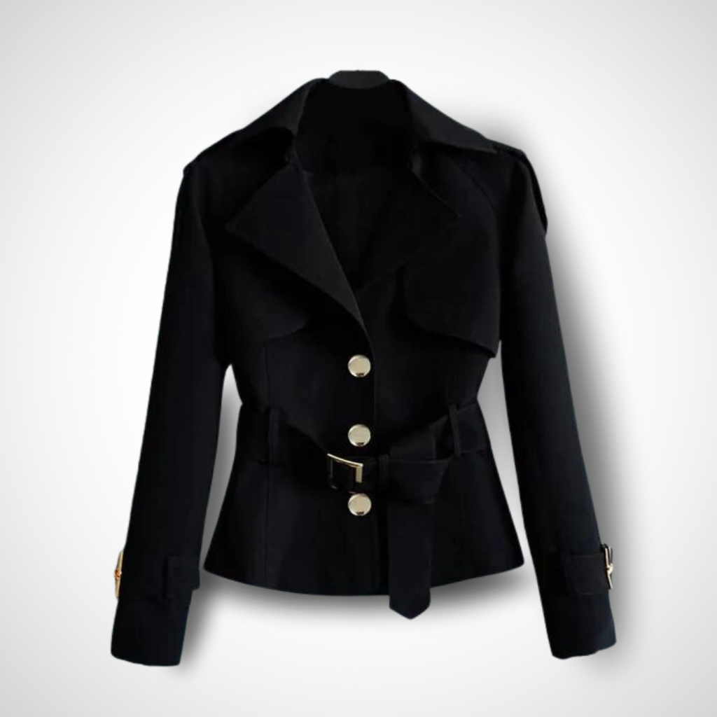 Kvinders Trench Coat Vintage Stil Håndlavet 1