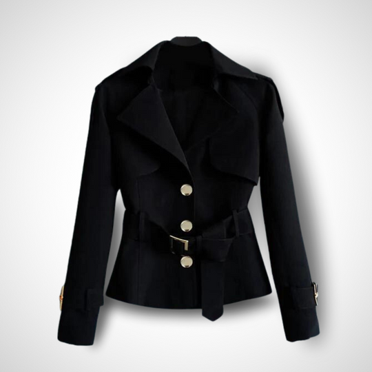 Kvinders Trench Coat Vintage Stil Håndlavet 1