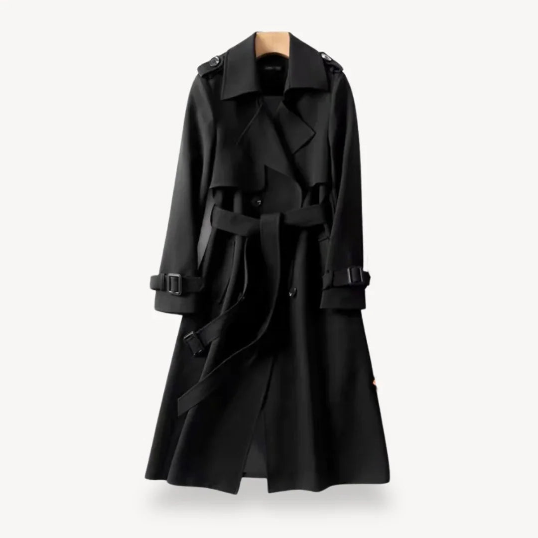Kvinders Trenchcoat Jakke Klassisk Stil 3