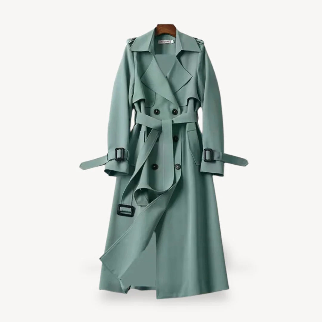 Kvinders Trenchcoat Jakke Klassisk Stil 5