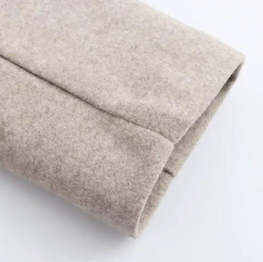 Kvinders Trenchcoat med Pelskant 2