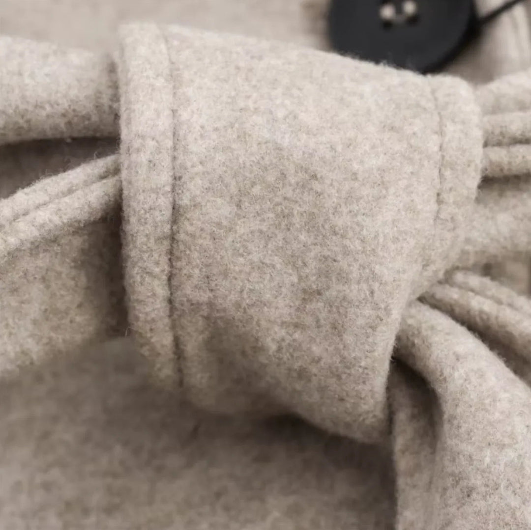 Kvinders Trenchcoat med Pelskant 4