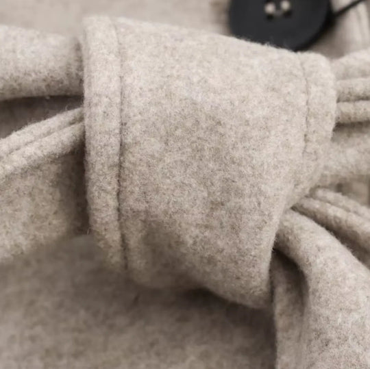 Kvinders Trenchcoat med Pelskant 4