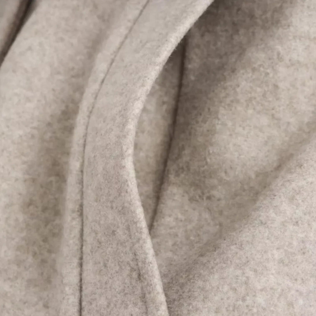 Kvinders Trenchcoat med Pelskant 5