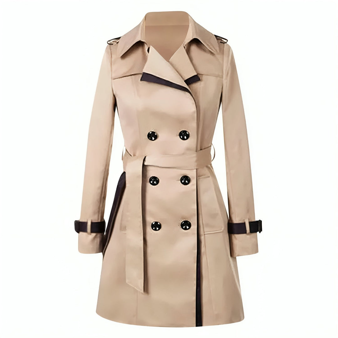 Kvinders Trenchcoat med Taljebælte Tidløs Stil 0