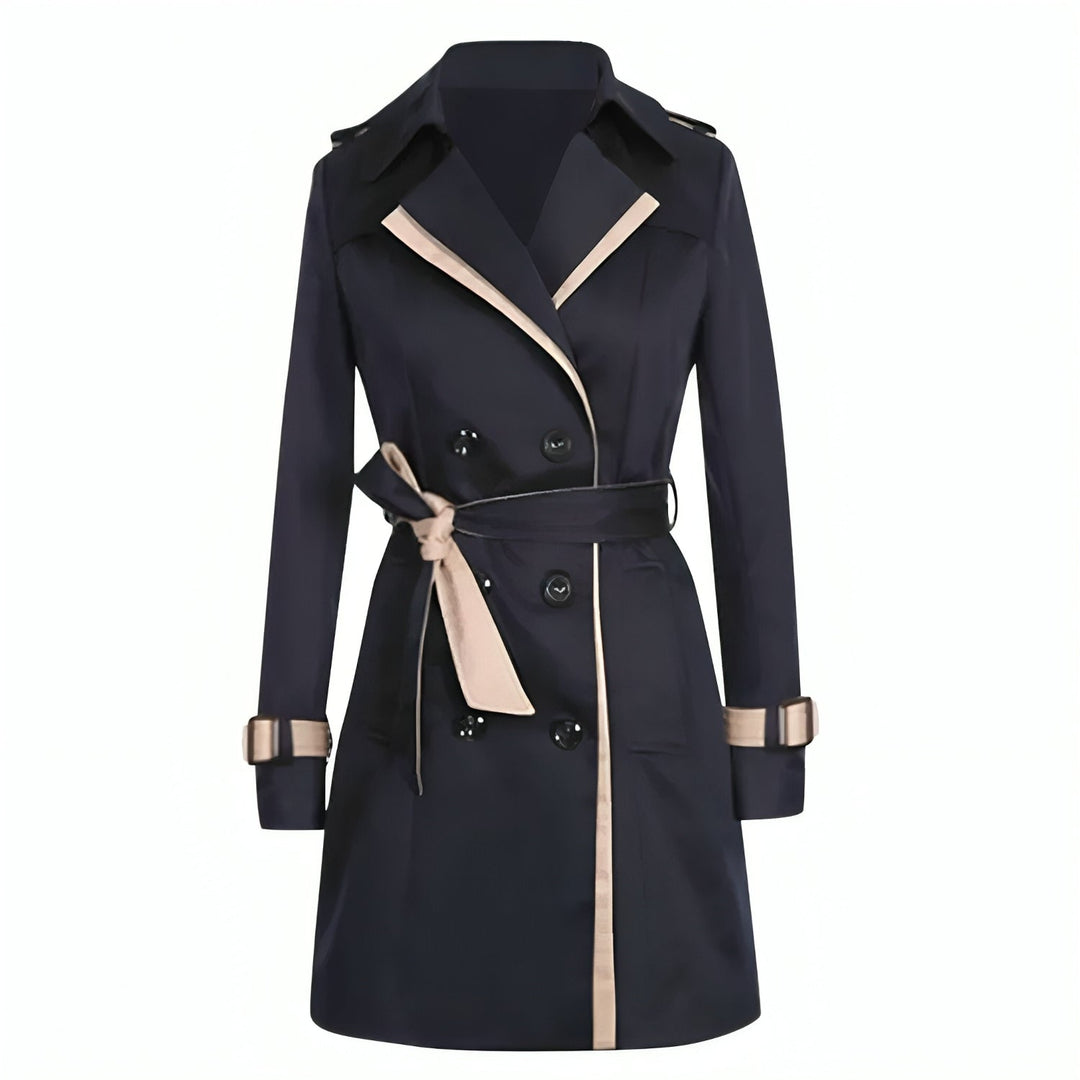 Kvinders Trenchcoat med Taljebælte Tidløs Stil 1