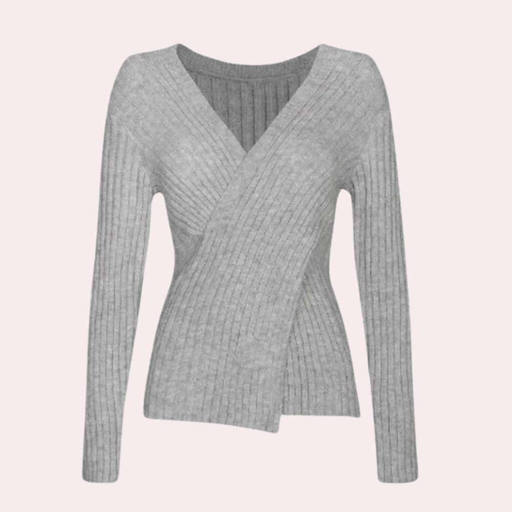 Kvinders V-hals Sweater Trendy Stil 3