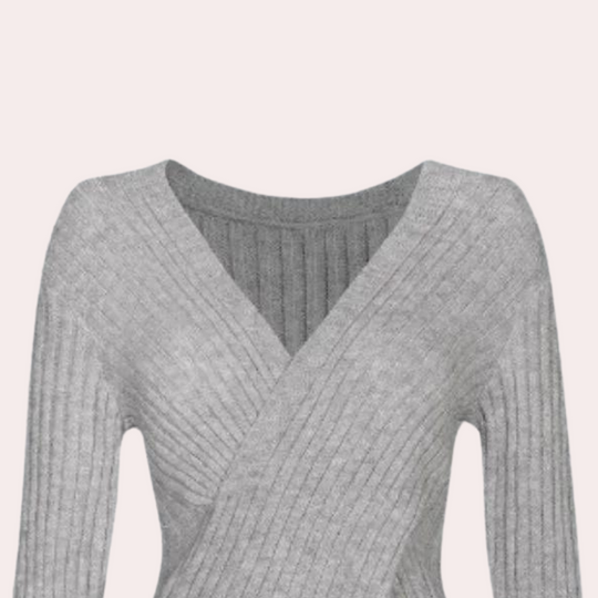 Kvinders V-hals Sweater Trendy Stil 4