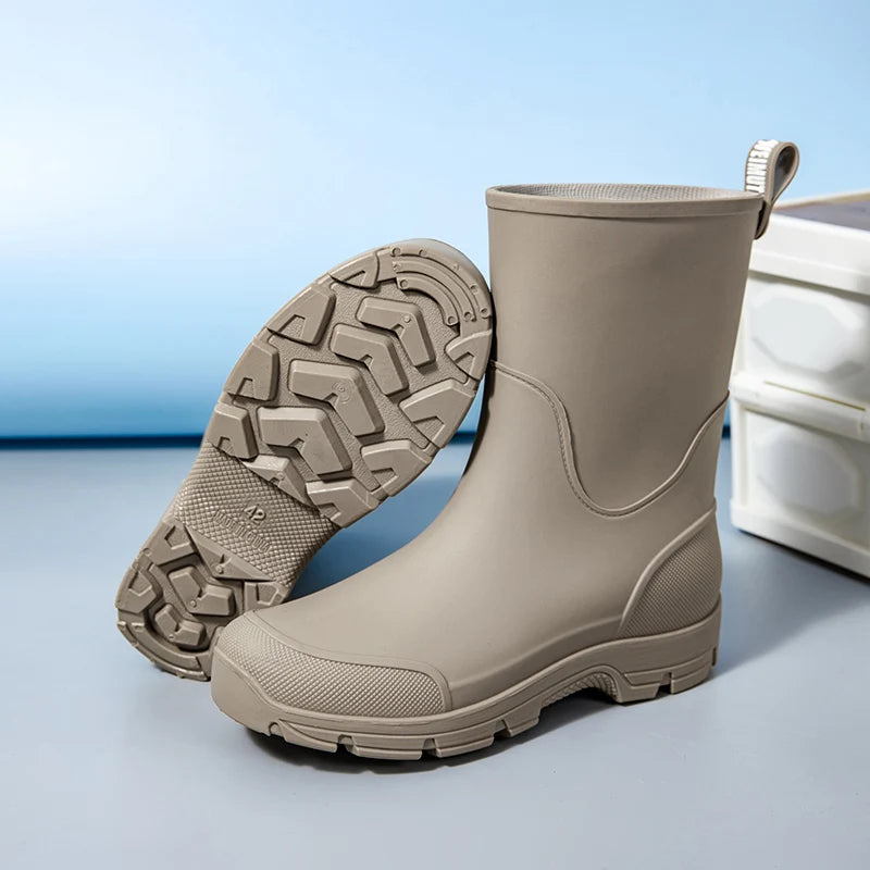 Kvinders Vandtætte Støvler Mid-Calf med Non-Slip Såler 4