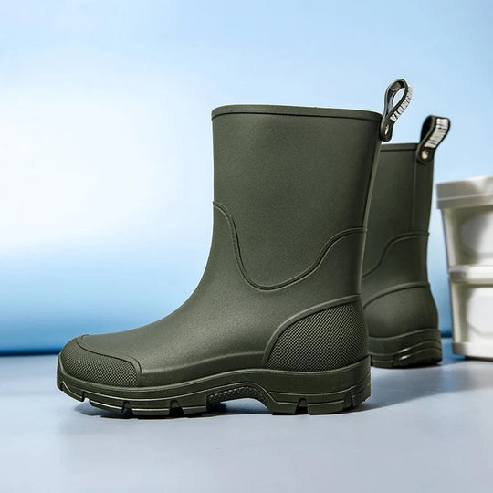 Kvinders Vandtætte Støvler Mid-Calf med Non-Slip Såler 5