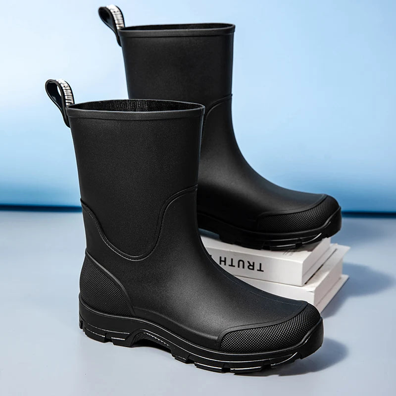 Kvinders Vandtætte Støvler Mid-Calf med Non-Slip Såler 6
