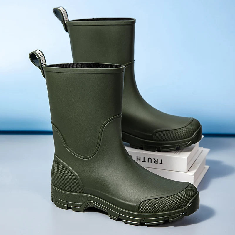 Kvinders Vandtætte Støvler Mid-Calf med Non-Slip Såler 7