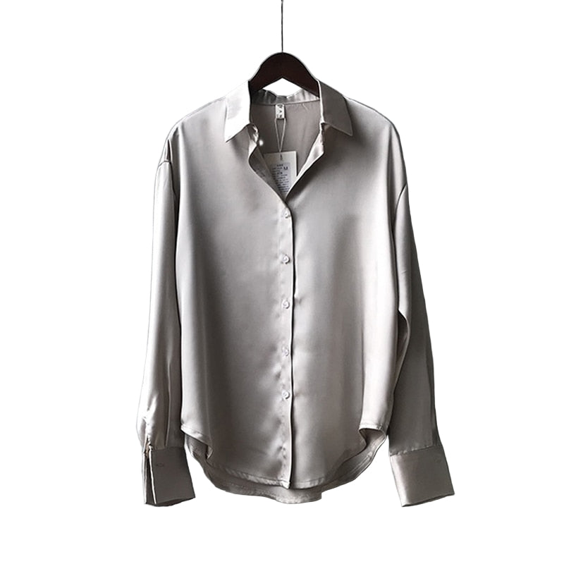 Kvinders Vintage Skjorte med Elegante Detaljer 0