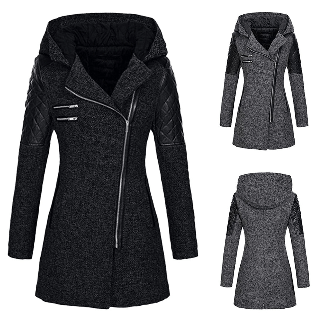 Kvinders Vinterfrakke Moderne Design 8