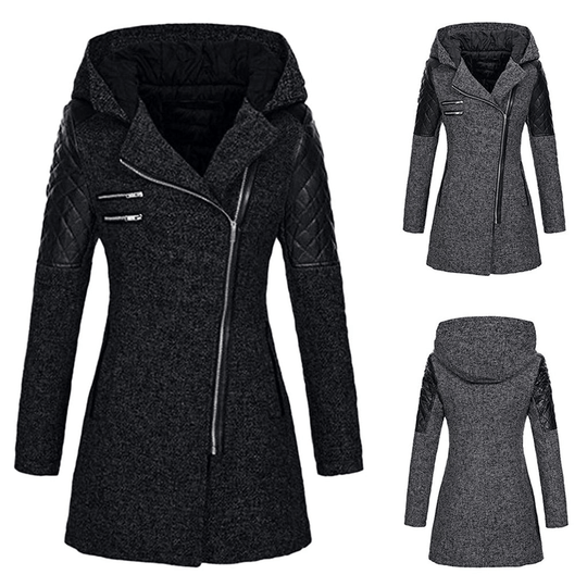 Kvinders Vinterfrakke Moderne Design 8