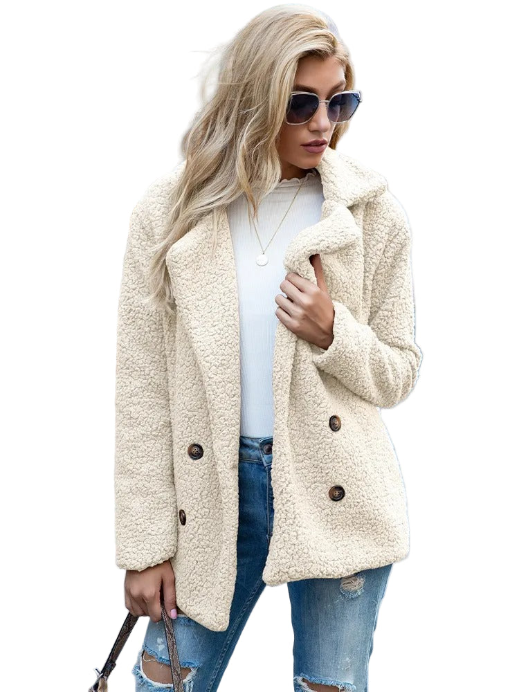 Kvinders Vinterfrakke Tidløs Stil 0