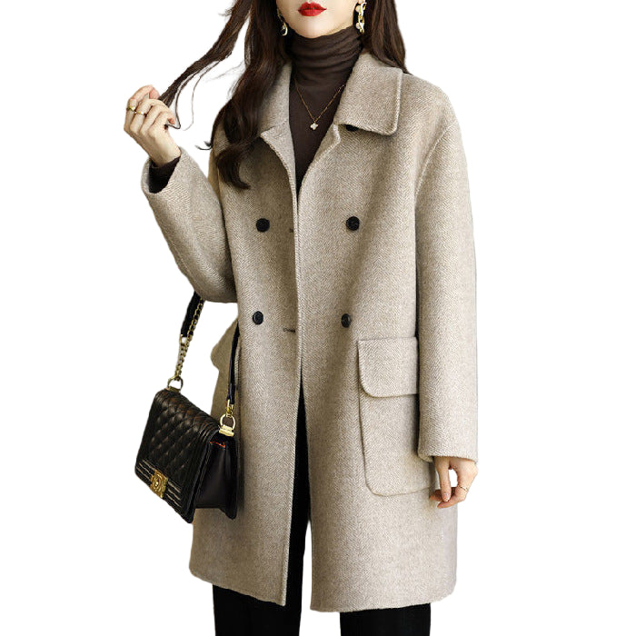 Kvinders Vinterjakke Tidløs Stil 0