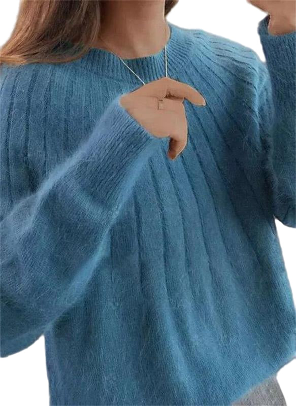 Kvinders Vintertrøje Strikket 0