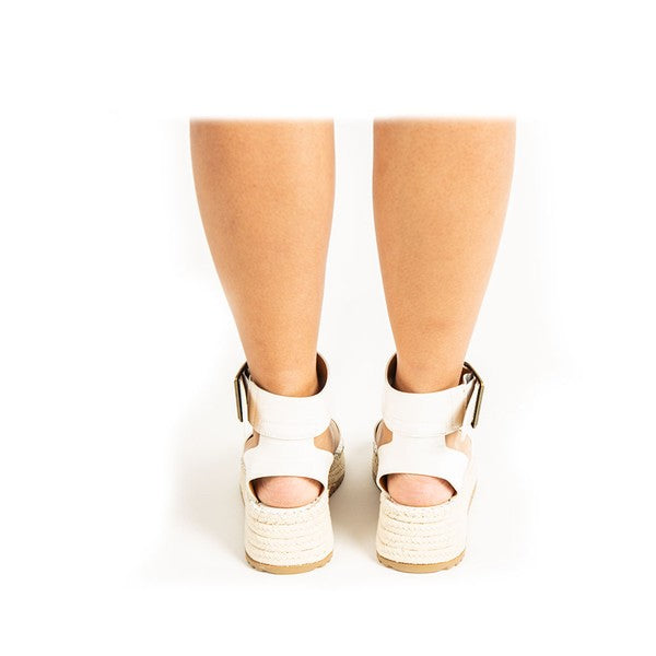 Kvinders Wedge Sandal Ankelrem Syntetisk 2