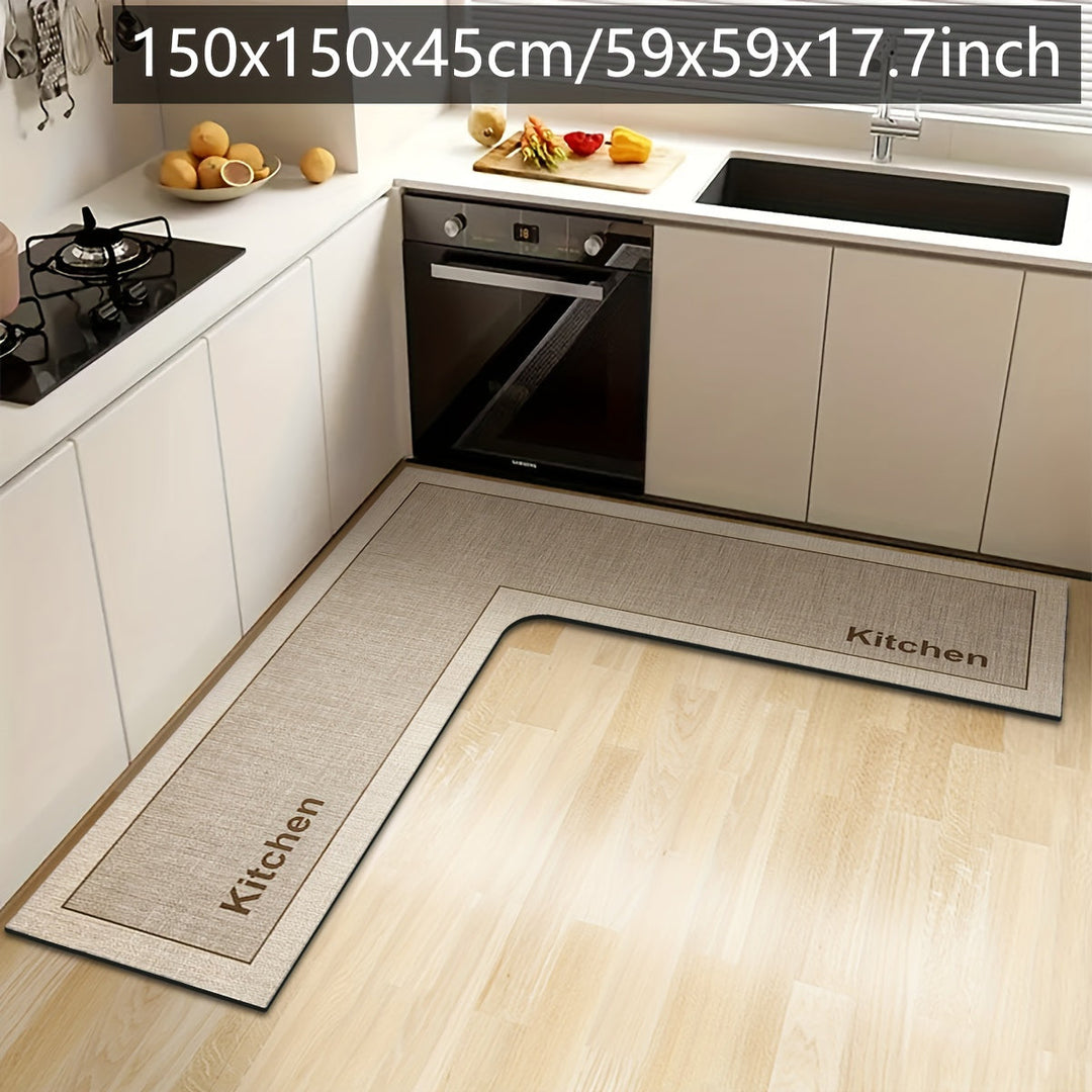 L-formet Køkkenmåtte til Komfort og Stil 3