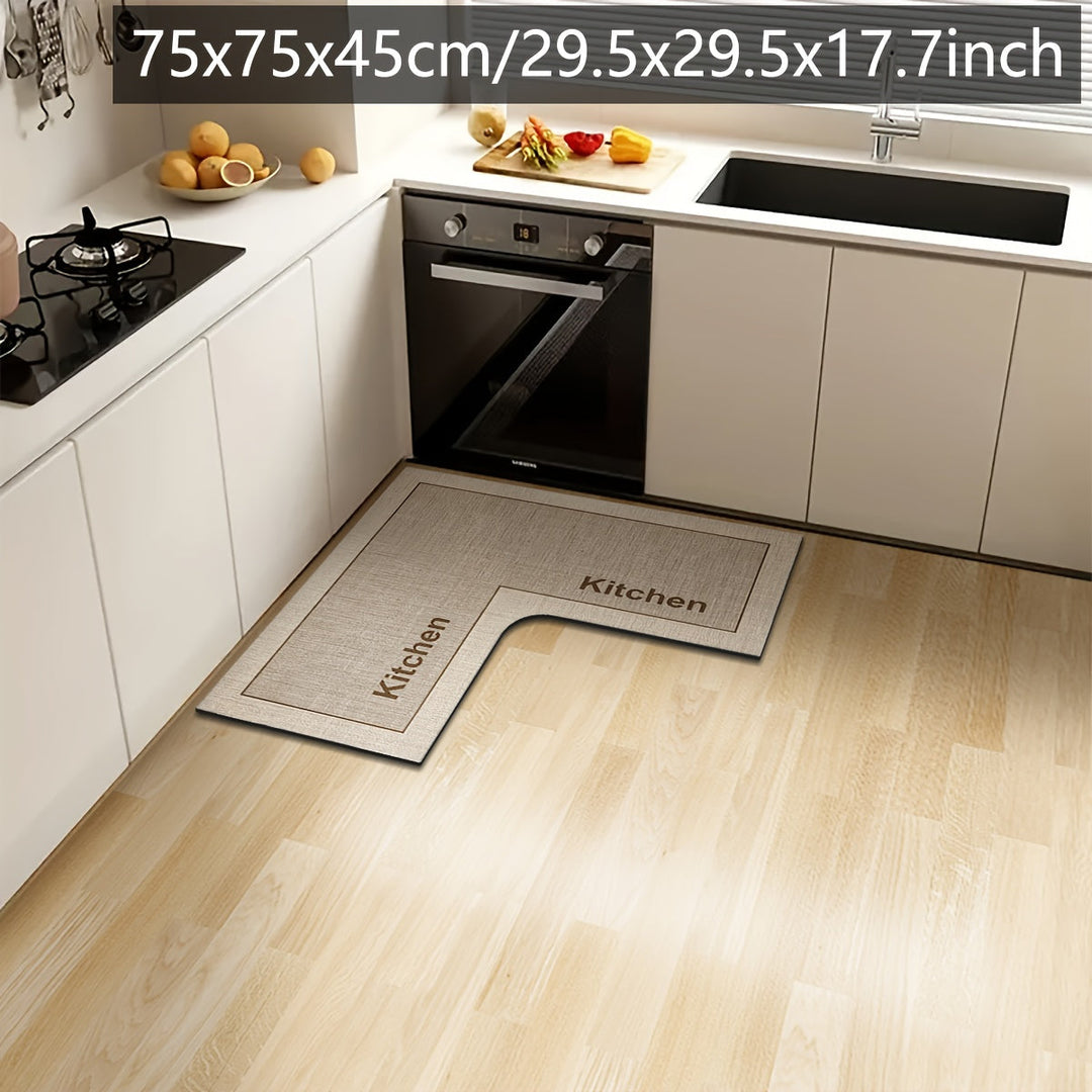 L-formet Køkkenmåtte til Komfort og Stil 7