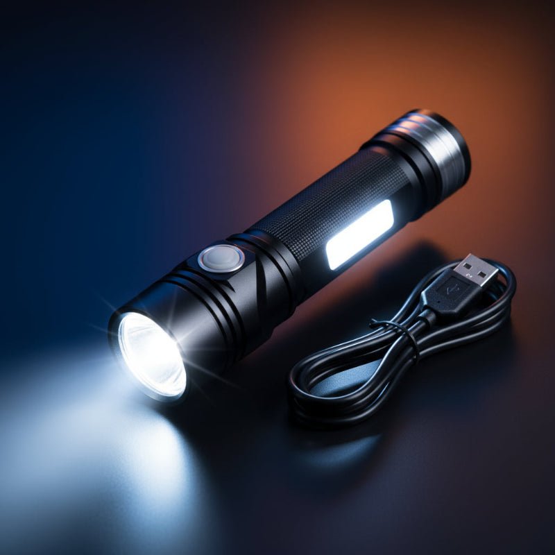 LED-lommelygte 100000LM Vandtæt 0