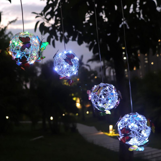 LED Belysning til Haven og Terrassen med Sommerfugledesign 1