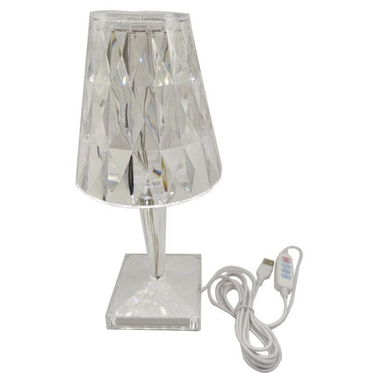 LED Bordlampe Diamant Design Justerbare Lysindstillinger 0